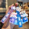 BOBBY Bear Keychain Pendant - Cute PVC Keyring for Couples & Best Friends