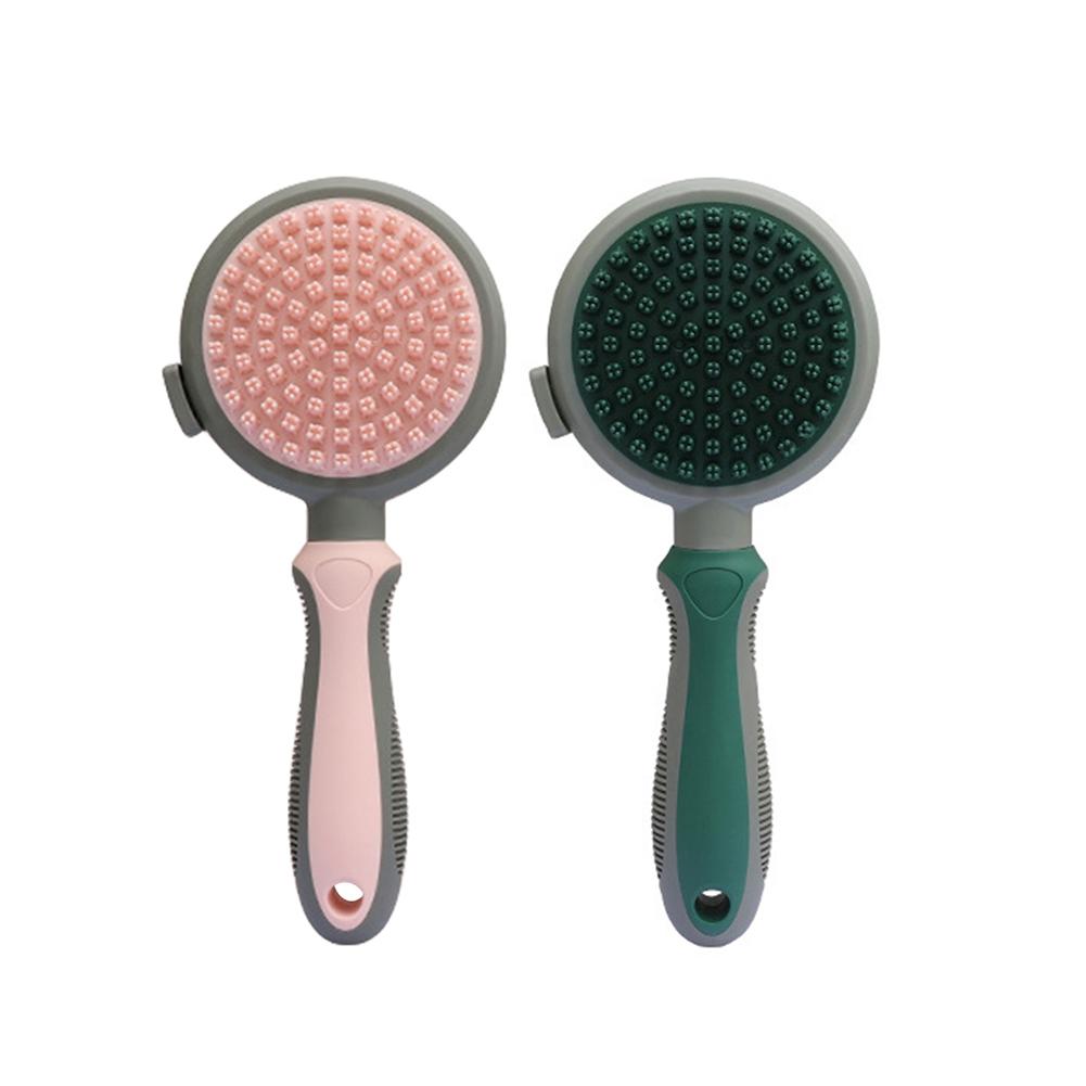 Kaufe Cat Hair Remover Brush Self Cleaning Pet Grooming Brush Antiskid