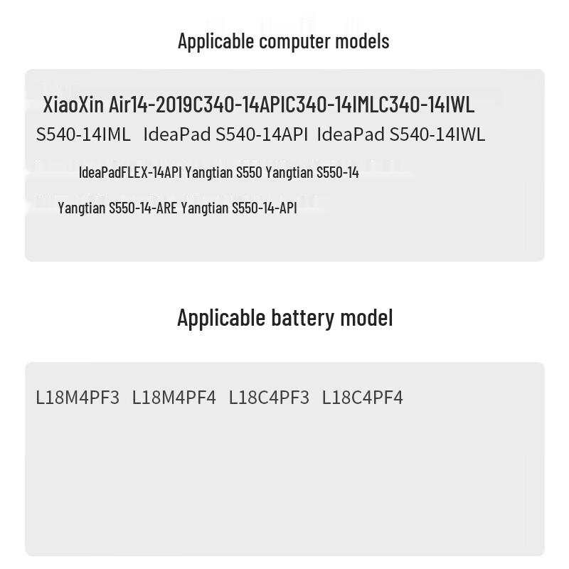 llano Laptop Battery for Lenovo Xiaoxin Series