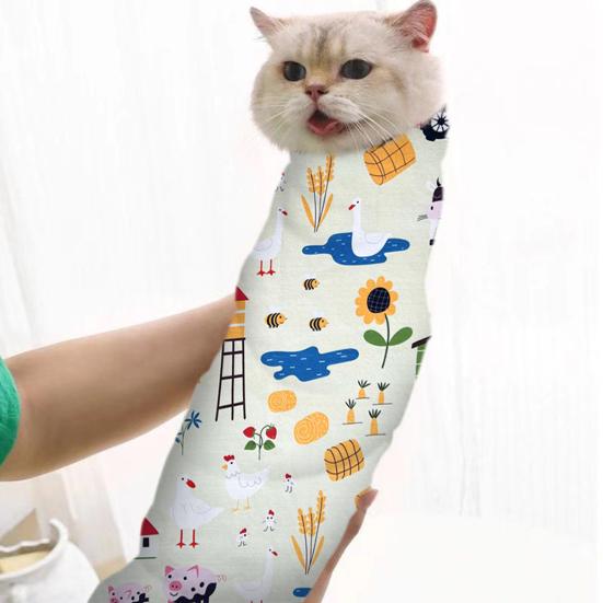 Kedi Bakım Sarma Kendinden Yapışkanlı Kedi Tırnak Kesme Temizleme Kısıtlama Çantası Isırık Önleyici Çizik Önleyici Kaçma Önleyici İlaç İçin Kedi Sakinleştirici Sarma