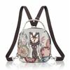 National Style Embroidery Double Shoulder Bag, Women's Small Bag, Hand-held and Cross-body Bag, Retro and Artistic Backpack