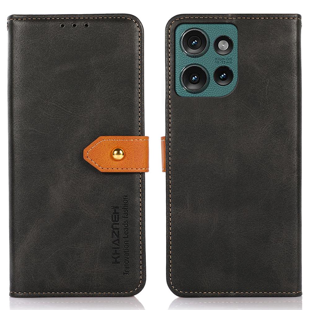 

KHAZNEH For Motorola Edge 50 Neo 5G/Moto S50 5G/Thinkphone 25 5G Wallet Phone Case Stand Leather Flip Cover A