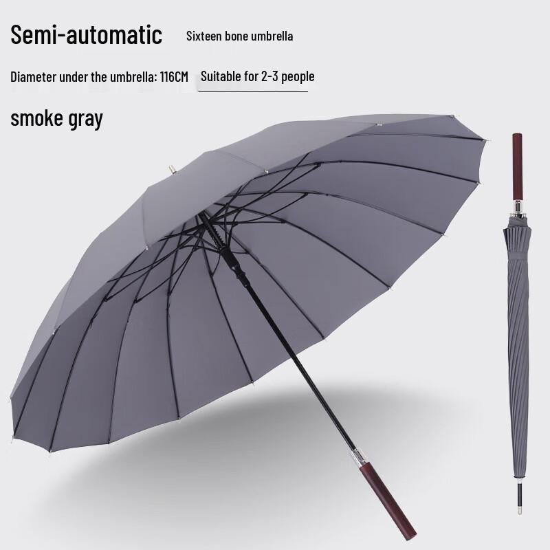 Baodini Reinforced Semi-Automatic Umbrella