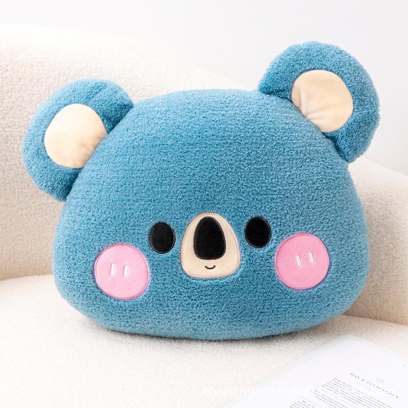 Latest Adorable Plush Animals Pillow Gentle Lovely Dinosaur Cat Koala Doll Sofa Chair Cushion Designed For Girls Children Children Infant Birth Date 40CM