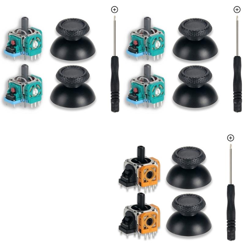 3D Analog Sensor Module Controller Joystick Axis Analog Thumb Sticks Repair Acessory Kit for