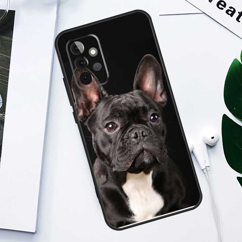 British English Bulldog For Samsung Galaxy A52 A22 A32 A54 A34 A14 A55 A35 A15 A53 A33 A13 A05 A06 A16 Phone Case