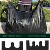 Extra Large Black Commercial Garbage Bags, 82x120cm, 50 Count