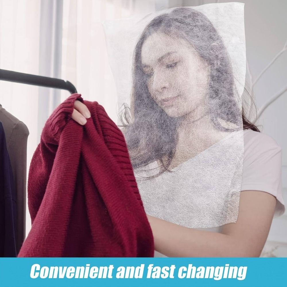 100 Pezzi Cappuccio Protettivo Monouso per Trucco Viso Traspirante Protezione Abbigliamento Trucco Cabine di Prova