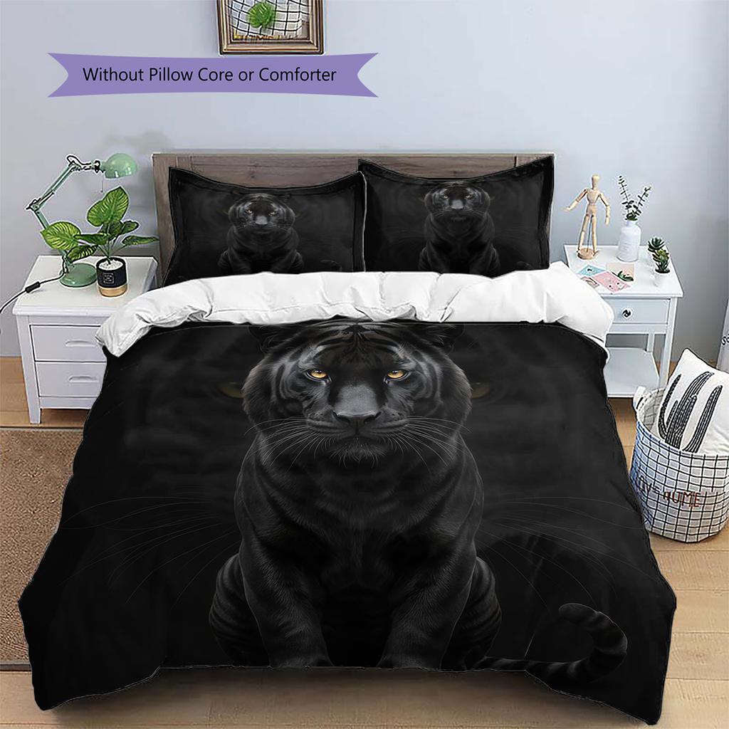 Cartoon Pattern Bedding Quilt Set Quilt Cover Pillowcase Home Decoration Birthday Gift (1 * Duvet Cover + 2 * Pillowcase, Without Core)