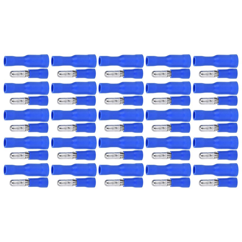 25 Pairs Insulated Wire Terminal Male Female Quick Crimp Electrical Butt Connector for 16‑14AWG