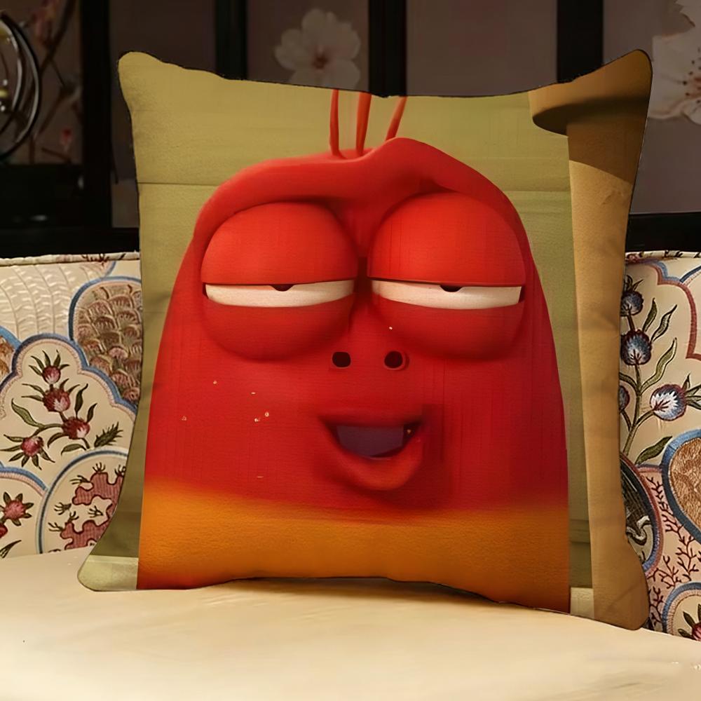 Llarva ANIMATION Pillow Case Pillowcase Doublesided Printed Sofa Cushion Bedroom Headboard Pillow