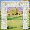 Realistic Silk Flower Decoration For Wedding Reception Anniversary Party Backdrop Wall Decors Ceremony Arch Layouts