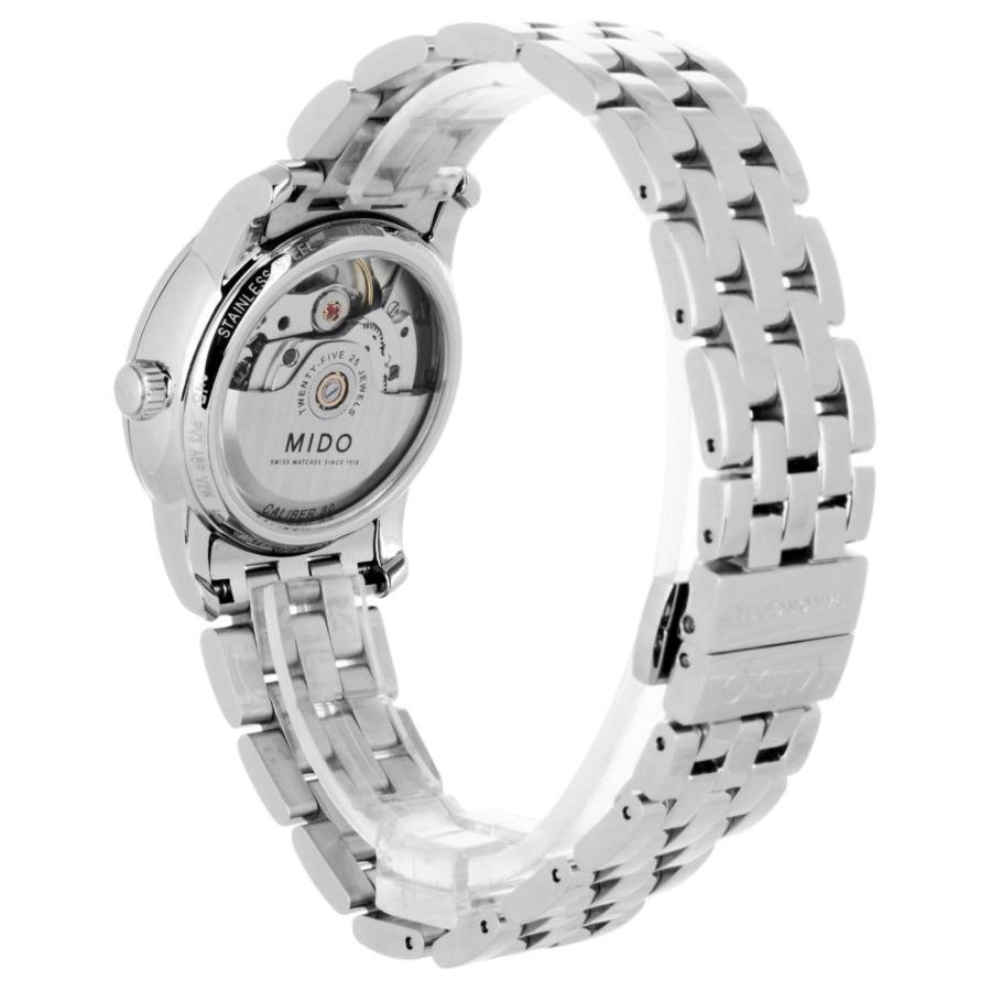 Mido Belem Seri Automatic Mechanical Movement Waterproof 50m Fashionable and Watch Swiss Watch Silver Dial Stainless Steel Strap M007.207.11.116.00