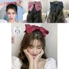 Chic Satin Ribbon Hairpins With Large Bow For Stylish Women And Girls