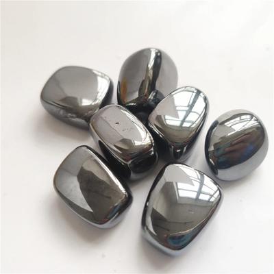 Natürliche Dekor Hämatit Stein poliert Schmuck machen DIY Armband Zubehör Reiki Heilstein Handwerk natürliche Quarzkristalle