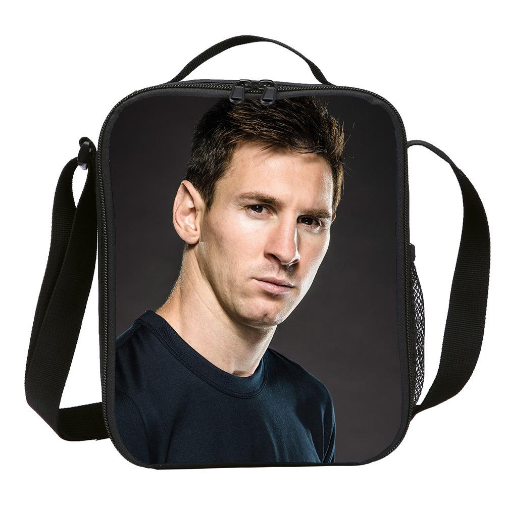 International Players Lunch Bag Meal Bag Elementary School Picnic Ice Bag Satchel Shoulder Bag