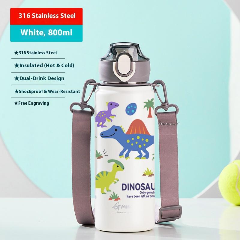 

Джианси Детская Изолированная Чашка Студенческая Специальная Чашка для Воды Детский Сад Начальная Школа Большая Вместимость Чашка Изолированная Чашка 800-1000ml