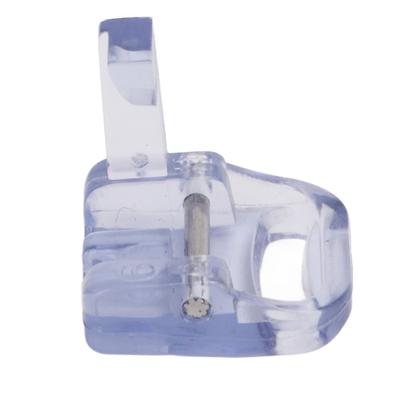 Snap-On Stickfuß für Stickarbeiten Transparente Optik Rostfrei Induktionsfrei Freihandfuß