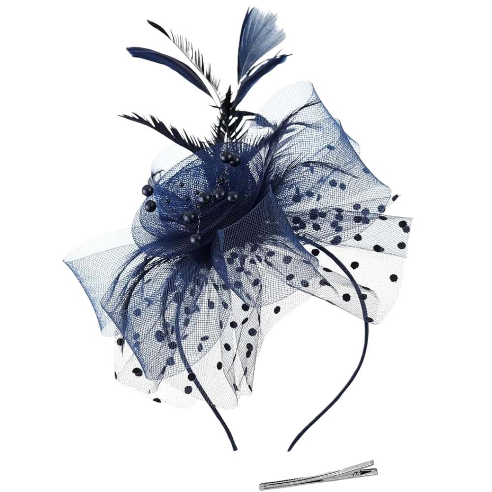 Flower Mesh Party Mesh Hair Band Bride Headdress Bride Headdress  Cocktail Party