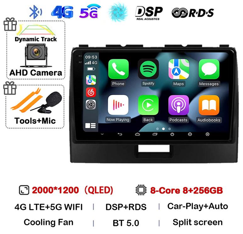 Android 14 Carplay For Suzuki Wagon R 2010 2011 2012 2013 2014 2015 2016 2017 2018 Car Radio Multimedia Video Player GPS Stereo