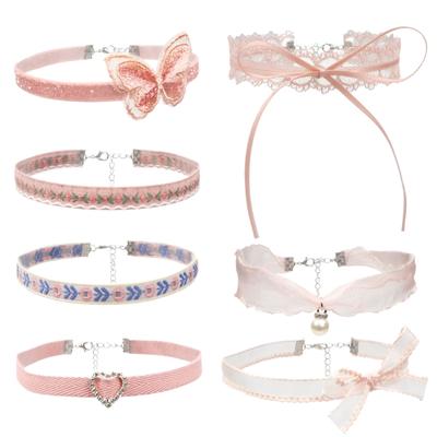 Sexy Collar Choker Necklace Korean Flower Clavicle Chain for Women Jewelry Gift