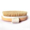 Handheld Solid Wood Bath & Massage Brush with Bristles