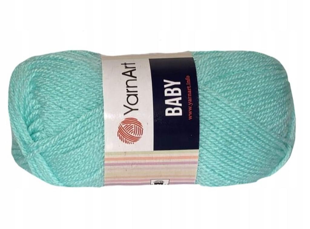 Yarnart Baby 856 150 Pale Mint Green Yarn