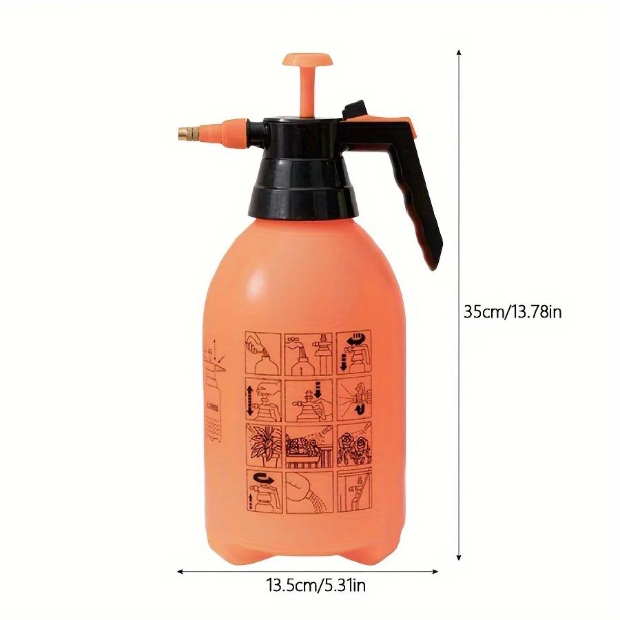 1pc Large Capacity Handheld Watering Can - 2L/3L Manual Pressure Sprayer with Adjustable Brass Nozzle for Efficient Watering