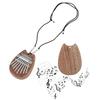 Portable 8 Keys Mini Kalimba Piano with Lanyard Wood Finger Piano Thumb Piano Musical Instrument Gift for Kids and Adult