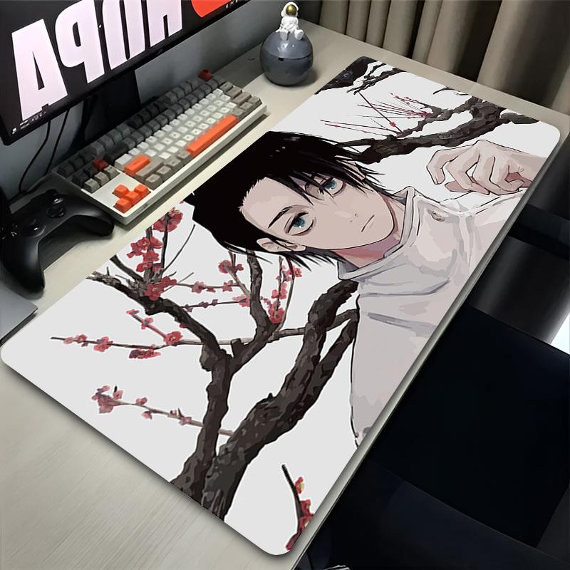 Tappetini per Mouse HD Anime Viola Yuta Okkotsu Tappeto Tastiera da Gioco Mousepad per Laptop PC J-Jujutsu Kaisen Armadietto da Gamer Tappetino Esteso per Scrivania