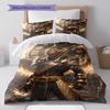 Kamen Rider Dynamic Armor Bettwäsche-Set Anime Bettbezug Polyester Weiche Bettwäsche Einzelbett Doppelbett Queen King -QJY