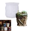 Sturdy Silicone Mold Tree House Planter Design Cement Resin Casting Crafting Accessories Handmade Resin Container