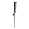 Rat Tail Teasing Clip Comb Professional Black Hair Salon Plastic Highlighting Comb Hair Styling Tool