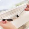 2 Pcs Window Slot Brush Groove Cleaning Brush Two-piece Crevice Brush Keyboard Brush with Dustpan Cleaning Brush