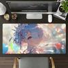 New Anime Girl RRe Zero Remmouse Pad Rubber Base Large Game Mousepad Computer Laptop Keyboard Mat Accessories Office Decor Mats