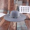Summer Beach European and American Wind Along Dome Ladies Straw Hat Travel Vacation Adjustable Sunscreen Shade Beach Hat