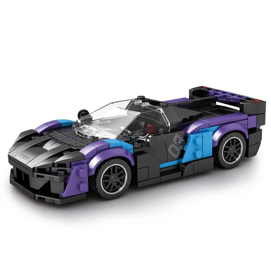 Sports Car Building Set 390 PCS Racing Car Building Kits for Kids and Adults Collectible Model Cars for Boys & Girls 6-8 10+