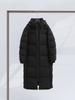 Chinese opera long down jacket enlarged and thickened art exam school uniform over the knee big quilt couple white duck down jacket batch
