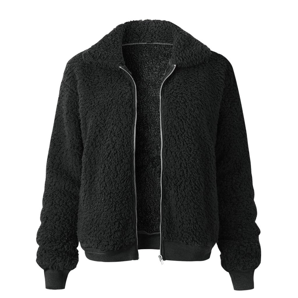 Women's Thermal Fleece Short Jacket Jacket Top Coat