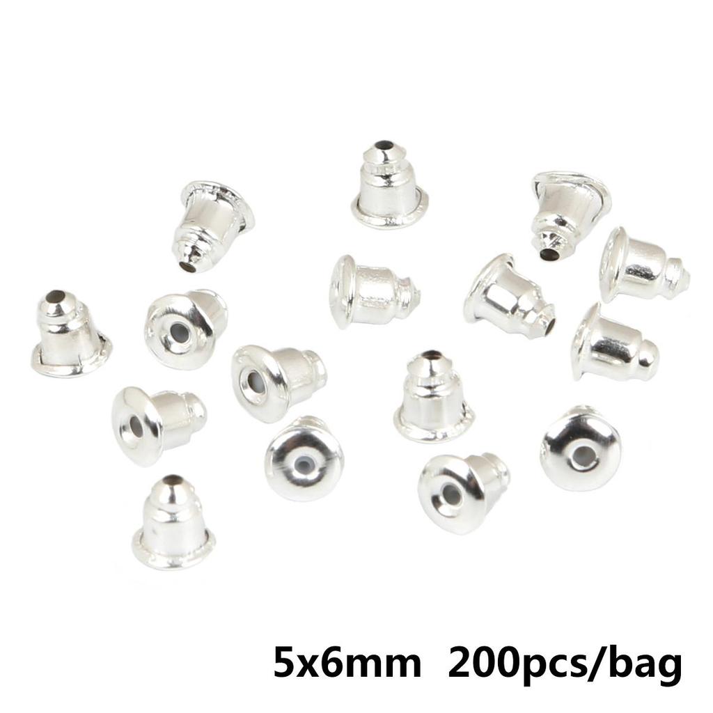 Järnklädda plastöronproppar för gör-det-själv-örhängen Smycketillbehör