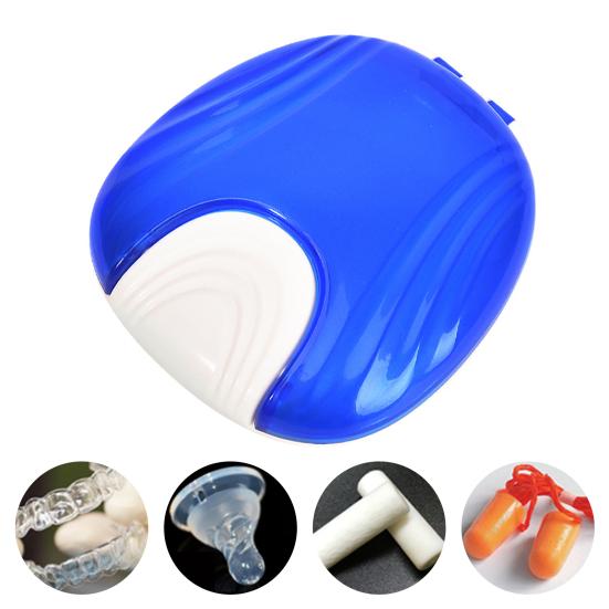 Orthodontic Braces Box Portable Transparent Easy Access Leak-proof Odor-free Reusable Braces Case for Travel