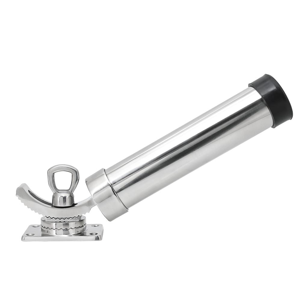 Marine 360 Degree Rod Holder Deck Mount 304 Stainless Steel Adjustable Fishing Rod Holder For Marine Boat Yacht Accessories