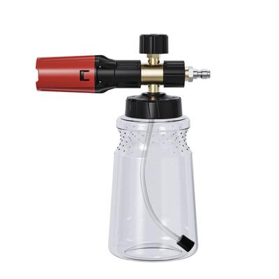 Neuer Weithals-Schaumsprüher - PA-Schaumkanone mit Fächersprühdüse für Hochdruckreiniger Autoreinigung