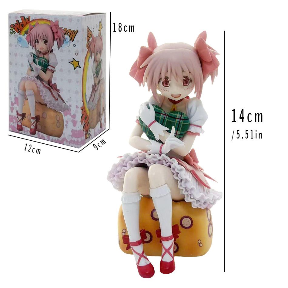 14cm Anime Magikano Puella Magi Madoka Magica Figure Model Doll Desktop Decoration Action Figurine Collecting Toys Kid Gifts PVC Kid Friendly