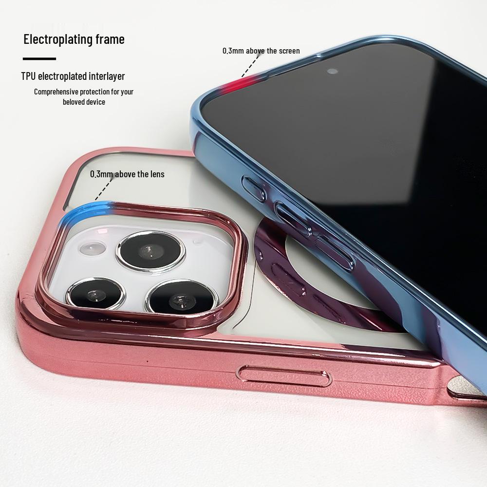 Magnetyczne i galwanizowane etui na iPhone 15 Pro Max ze smyczą