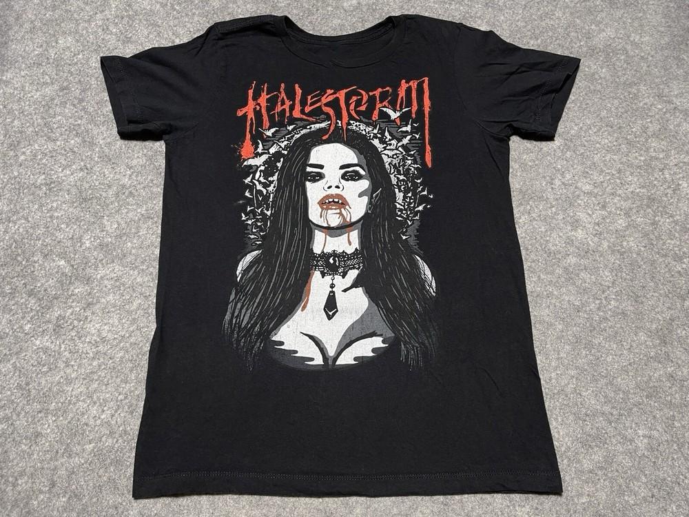 Группа Halestorm Suck Blood Roc S-5XL SE333 БЕСПЛАТНАЯ ДОСТАВКА Унисекс Футболка M