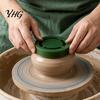 Ceramic Tumbler And Vase Base Tools Pottery Foot Ring Set, 6 Sizes Clay Aligner Templates, Refinement Shaping for Mugs Bowls Vases, Hand Building