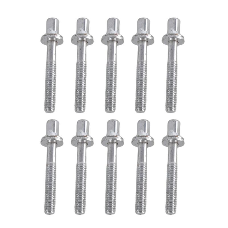 Set of 10 Drum Set Hardware Screws Drum Assembly Screws Drum Maintenance Part Metal Texture for Enhancing Durability