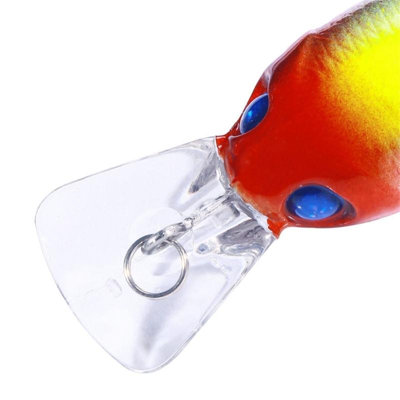 5Pcs Soft Plastic Baits Small Wobbler Fishing Lures Artificial Hard Baits Swimbait Crank Baits with Tackle Box Enduring