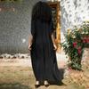 2024 Cotton Embroidered Vacation Plus Size Beach Dress Cover-up